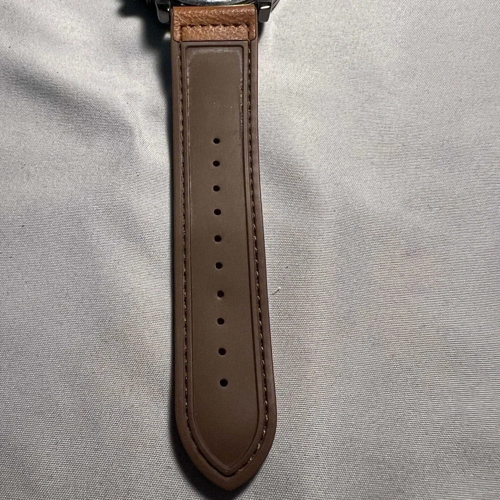 Men's Folio‎ Gunmetal Tone Round Analog Wrist Watch